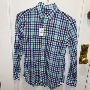 Crewcuts Boys Size 14 Plaid Button Down With Tags